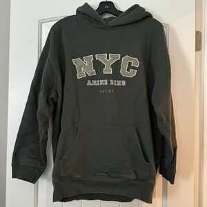 Anine Bing Oversized Hoodie sweatshirt - Green Small